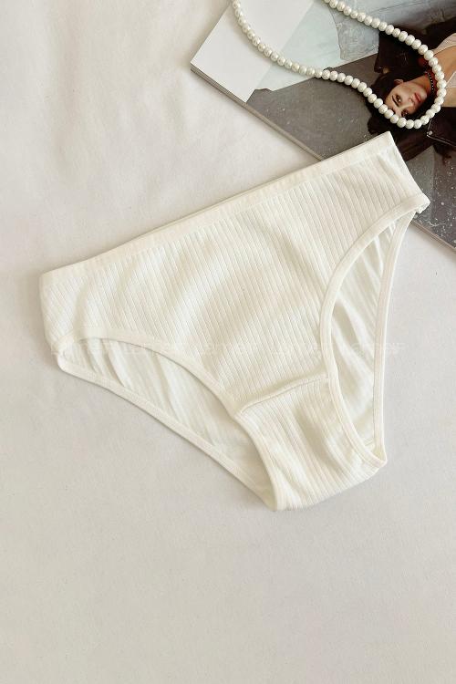 Lamelif Kotton Bayan Klasik Fitilli Külot