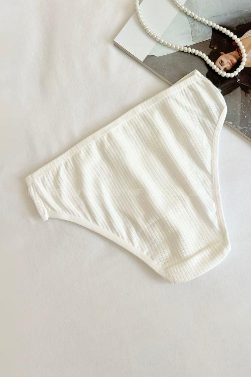 Lamelif Kotton Bayan Klasik Fitilli Külot