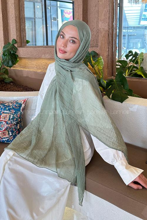Lamelif Müslin Şal Adaçayı