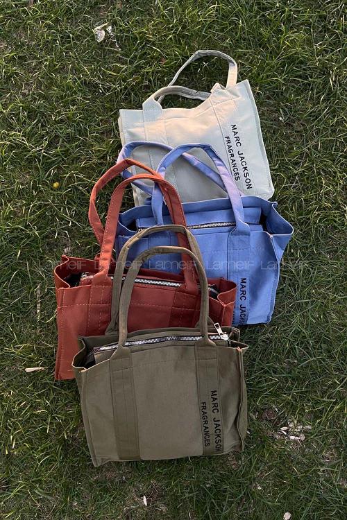 Tan Without Accessories Rope Hand Bag Bag