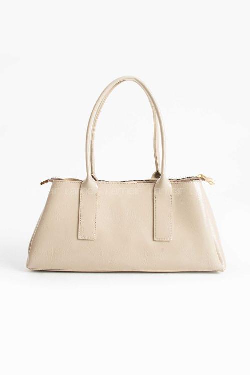 Lamelif Zeına Model Kadın El Ve Omuz Çantası Bej