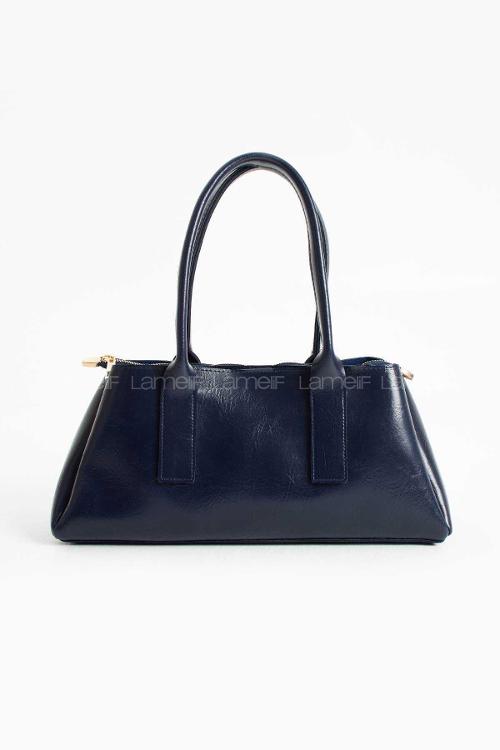 Lamelif Zeına Model Kadın El Ve Omuz Çantası Lacivert