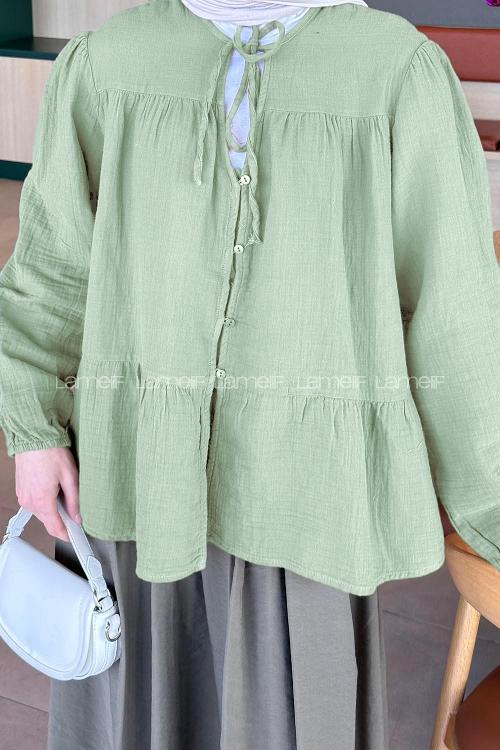 Plum Green Shirt