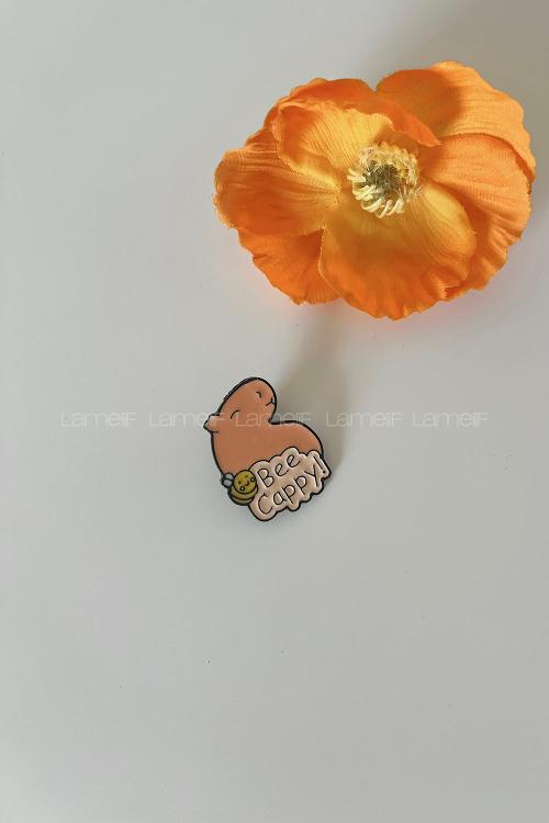 Modalamelif Bee Cappy Demir Broş