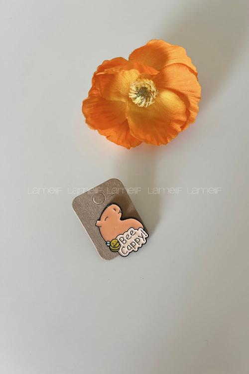 Modalamelif Bee Cappy Demir Broş