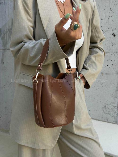 Tan Without Accessories Skin Hand Bag Arm Bag Bag