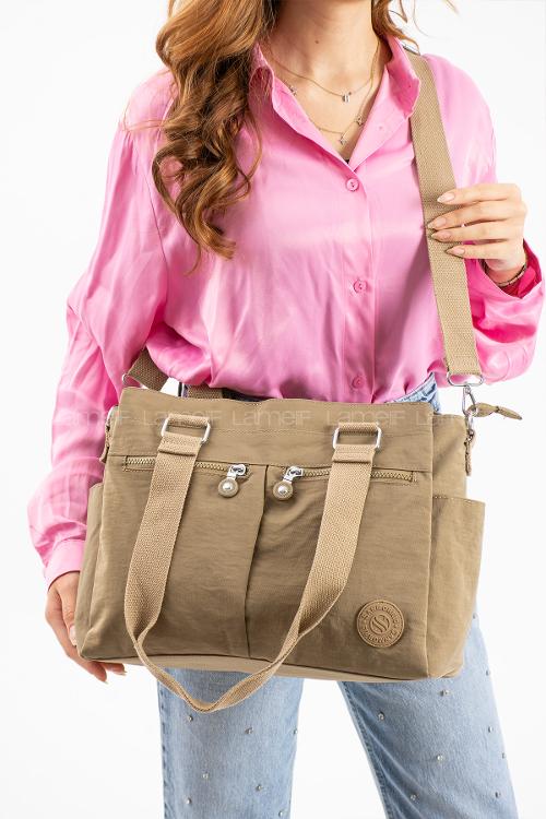 Lamelif San Morris Kadın Siyah Çapraz Ve Omuz Askılı Çanta