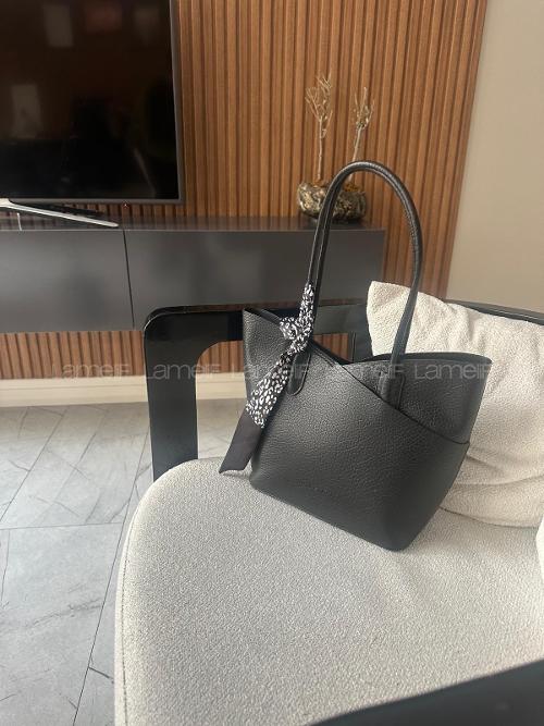 Fular Detaylı Yavrulu El   ve Omuz Çantası