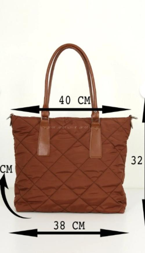 Tan With Zipper Skin Hand Bag Bag