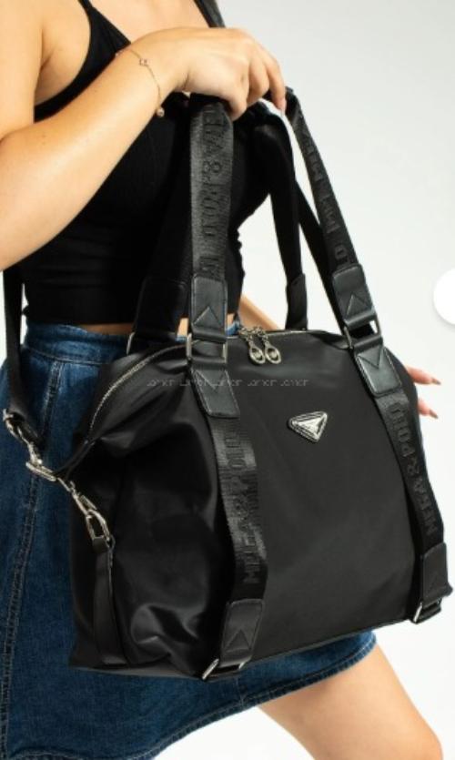 Lamelif Gold Detaylı Büyük Boy Çanta