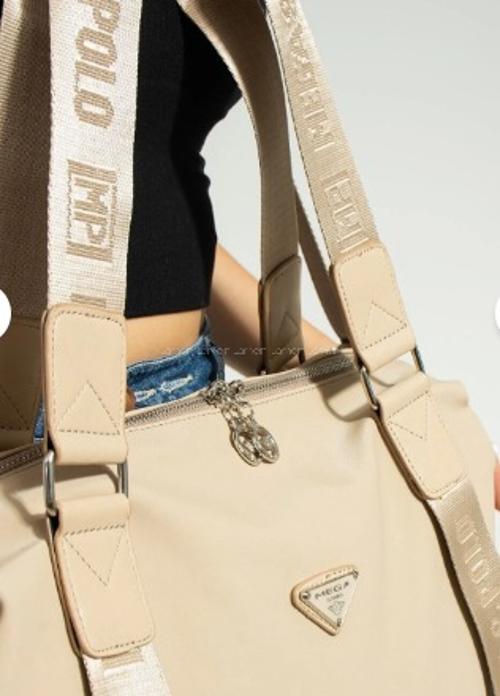 Lamelif Gold Detaylı Büyük Boy Çanta