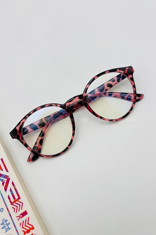 Lamelif Ayriss Leopar Desenli Çerçeve Güneş Gözlüğü