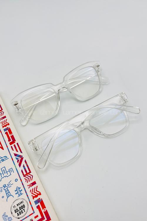 Lamelif İnes Şeffaf Çerçeve Şeffaf İmaj Gözlük