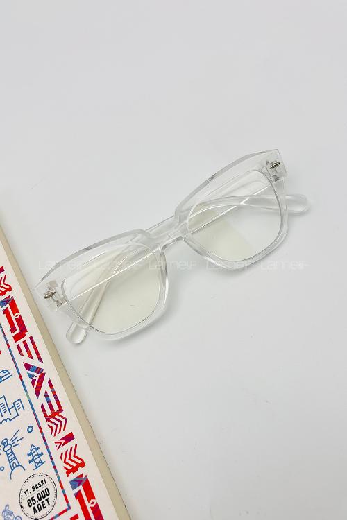 Lamelif İnes Şeffaf Çerçeve Şeffaf İmaj Gözlük