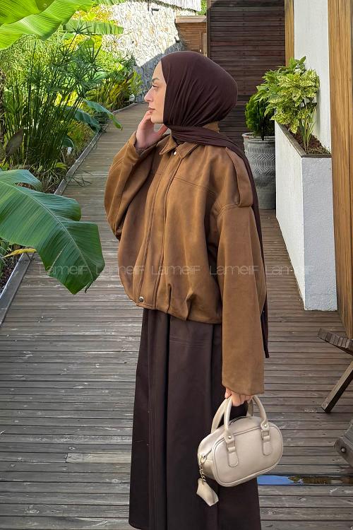 Lamelif Scuba Süet Mont Camel