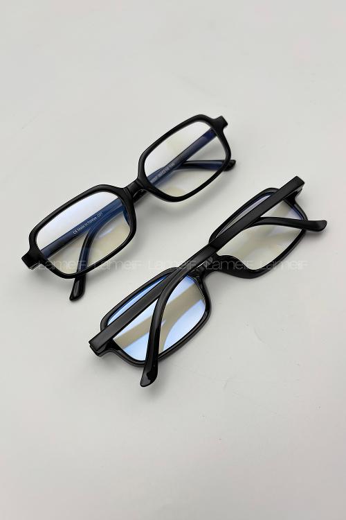 Lamelif Sisy Siyah Çerçeve Şeffaf Gözlük