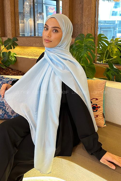 Lamelif Brisa Vual Şal Bebe Mavisi