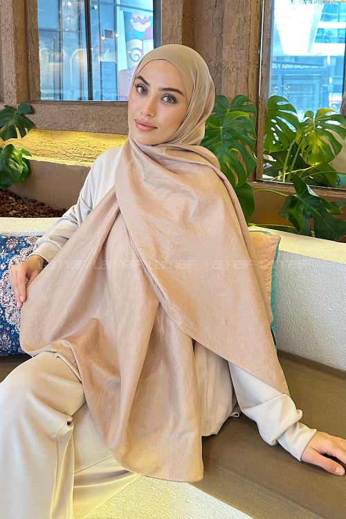 Lamelif Brisa Vual Şal Camel