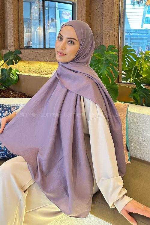 Lamelif Brisa Vual Şal Leylak