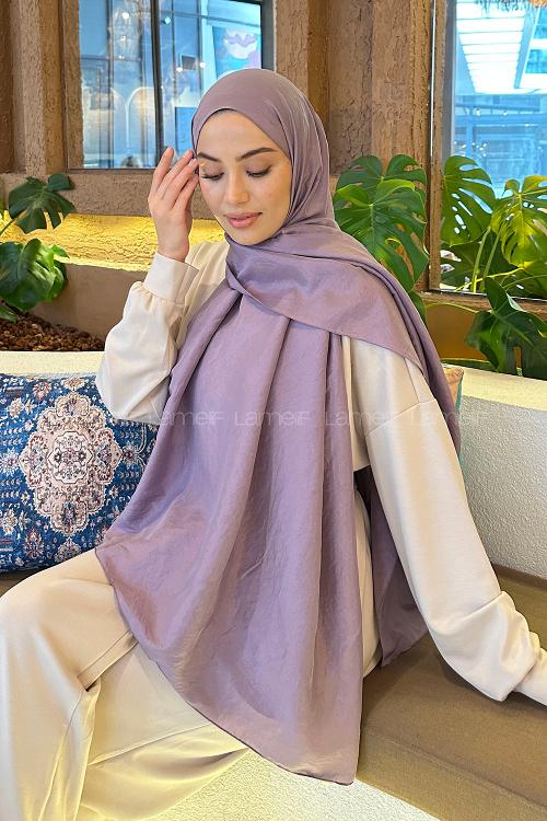 Lamelif Brisa Vual Şal Leylak