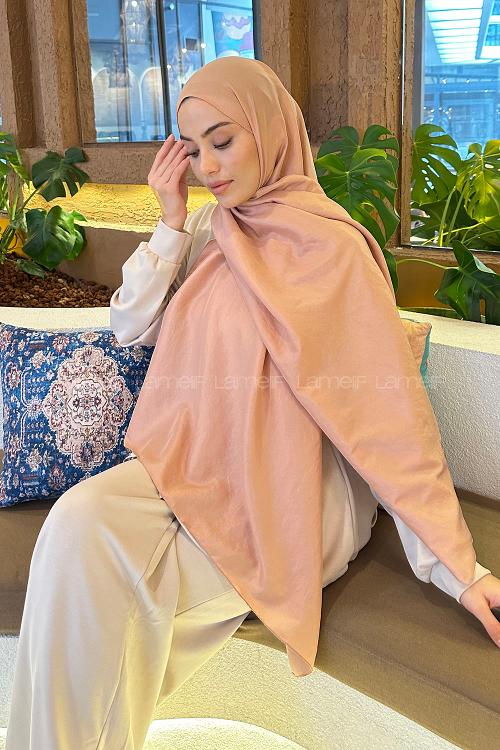 Lamelif Brisa Vual Şal Pudra