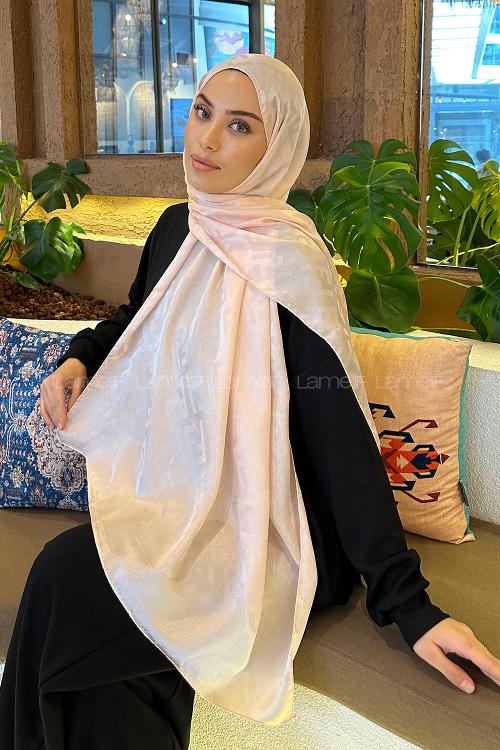 Lamelif F Desen Janjan Jakar Şal Pudra