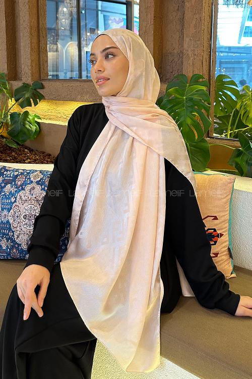 Lamelif F Desen Janjan Jakar Şal Pudra