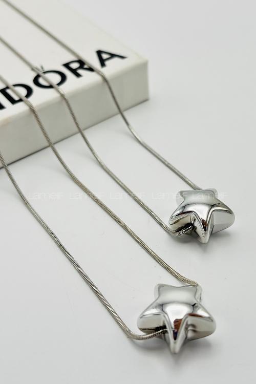 Lamelif Gümüş Bumble Yıldızlı Kolye