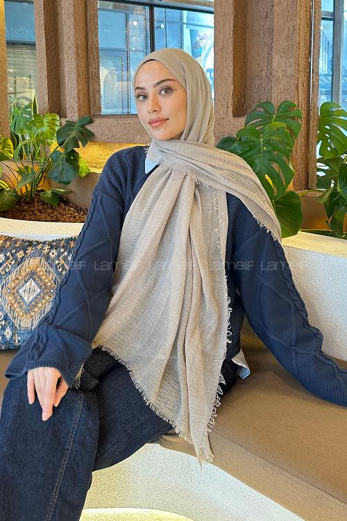 Lamelif Bürümcük Şal Küf Yeşili