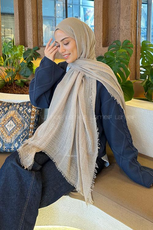 Lamelif Bürümcük Şal Küf Yeşili