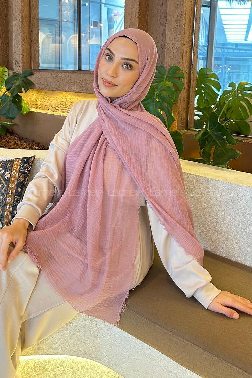 Lamelif Bürümcük Şal Pudra