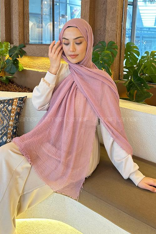 Lamelif Bürümcük Şal Pudra