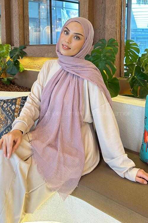 Lamelif Bürümcük Şal Soft Pudra