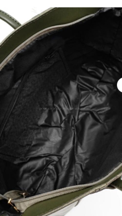 Lamelif Suni Deri Elena Kadın Çanta Haki