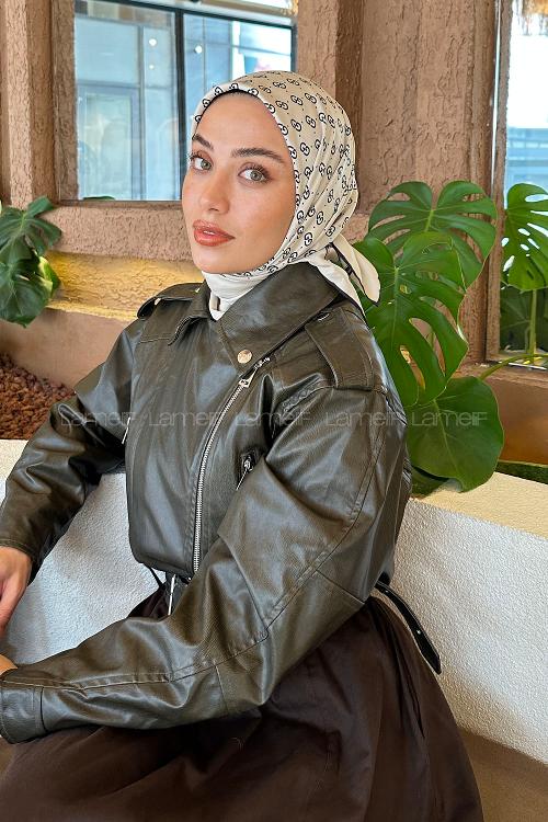 Lamelif G Desen Rayon Eşarp Taş