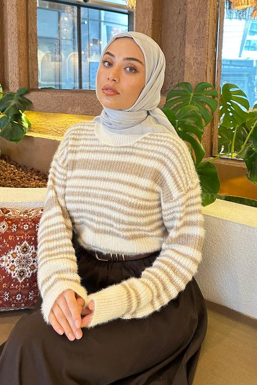 Lamelif Piliseli Bambu Eşarp Gümüş Gri