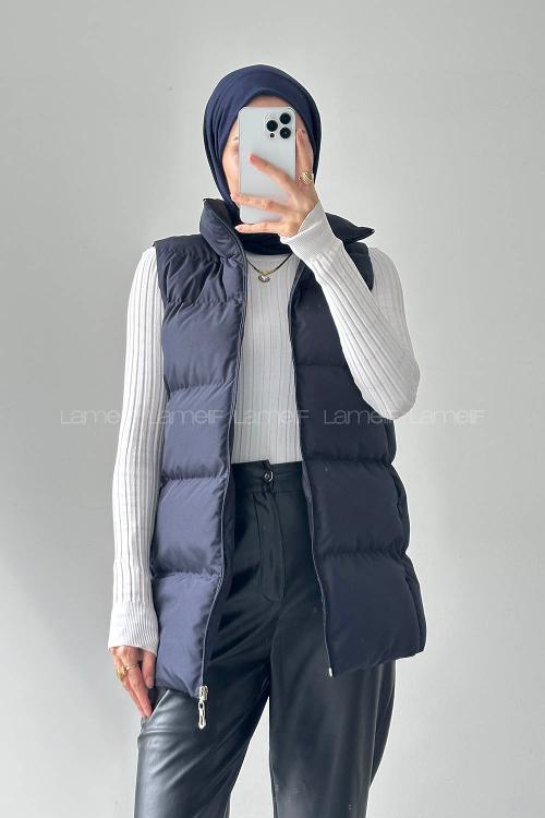 Lamelif Şişme Yelek Lacivert