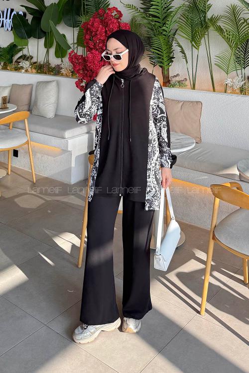 Lamelif Dijital Takım Siyah