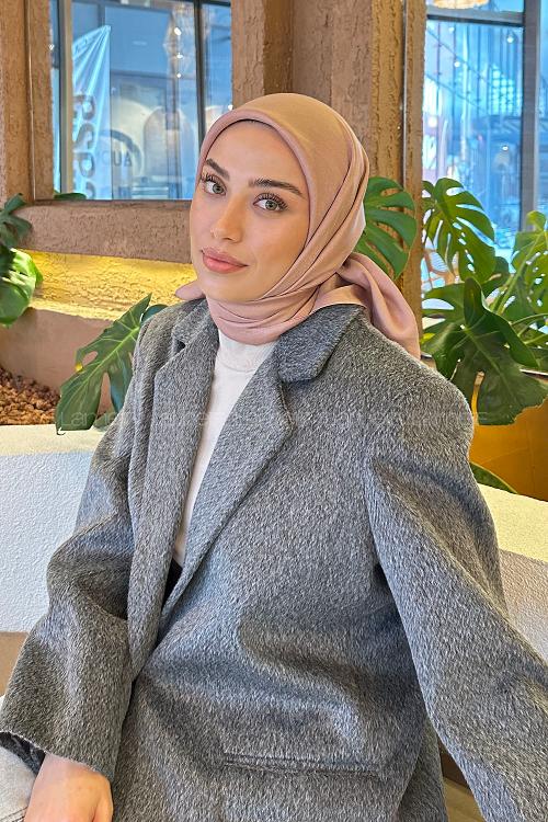 Lamelif Star Eşarp Pudra