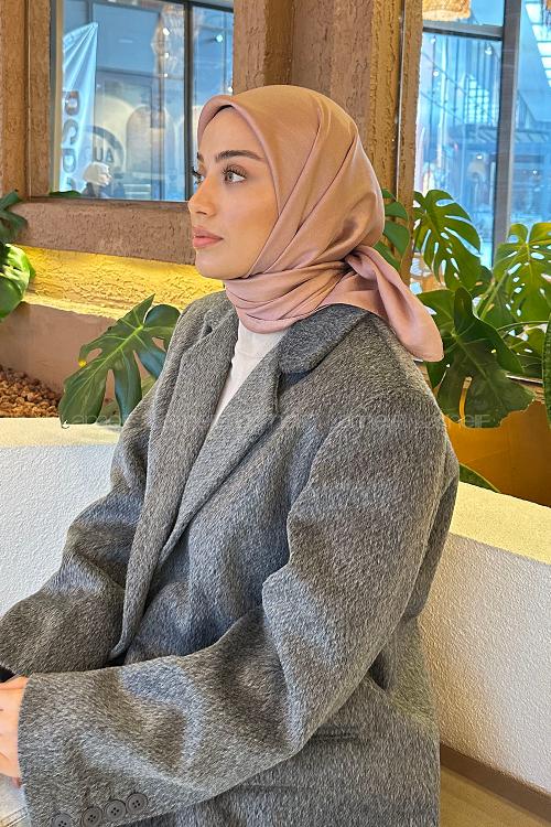 Lamelif Star Eşarp Pudra