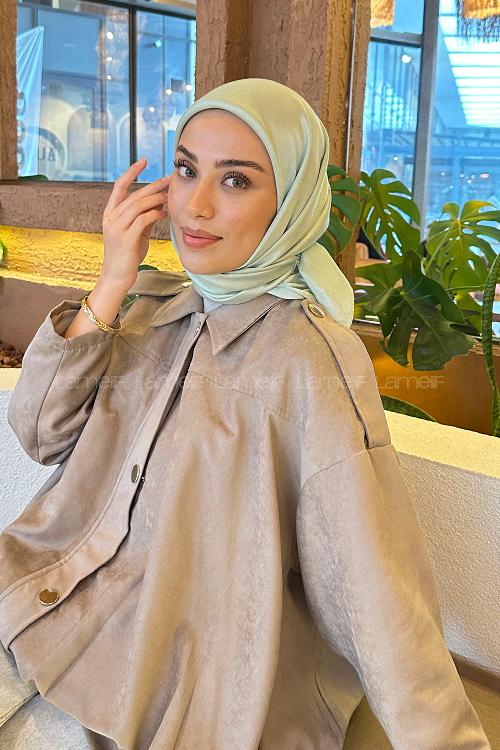 Lamelif Star Eşarp Su Yeşili