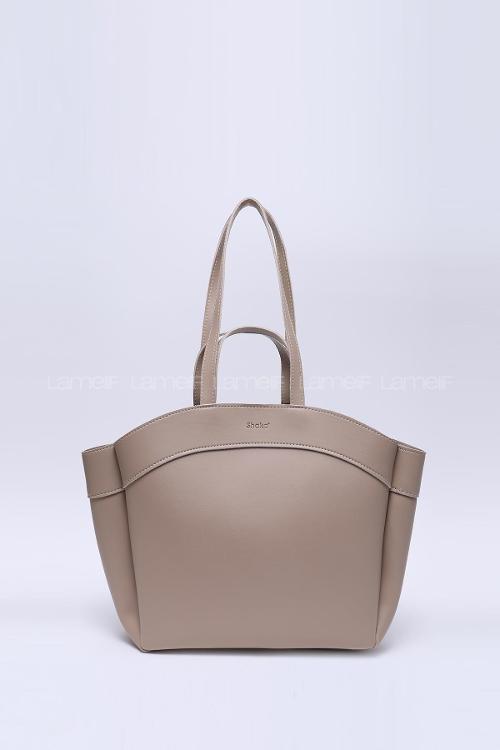 Lamelif Kadın Çift Saplı Tote Çanta Pablo Vizonrengi