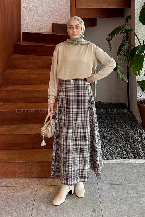 Lamelif Basic Sweat Bej