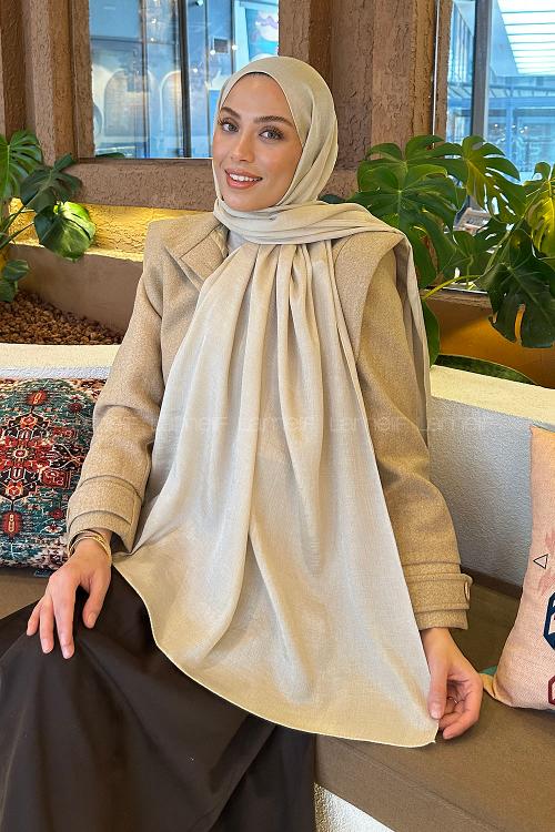 Lamelif Star Şal Bej
