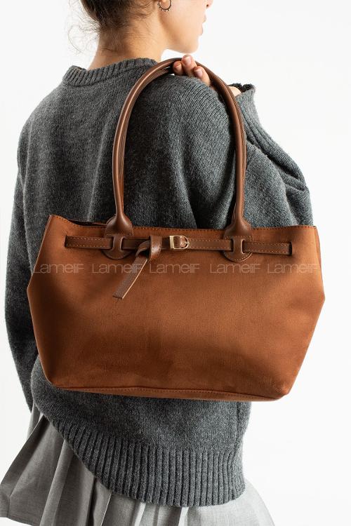 Tan With Suspenders Skin Arm Bag Bag
