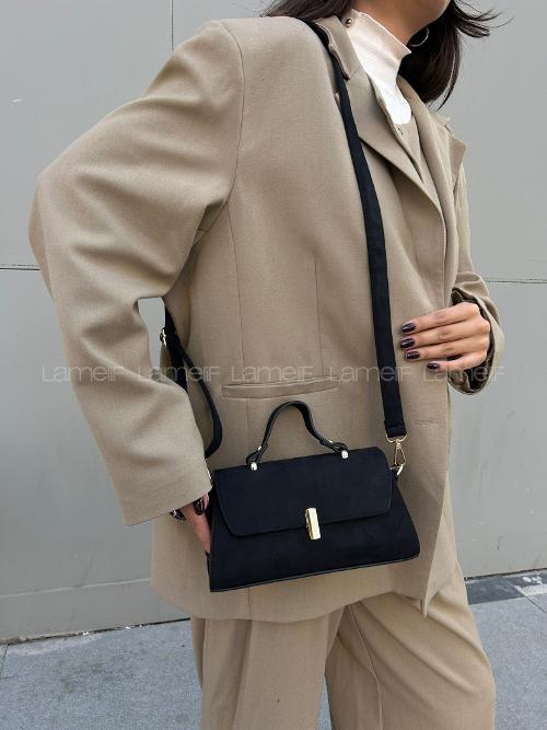 Black Without Accessories Skin Hand Bag Arm Bag Bag