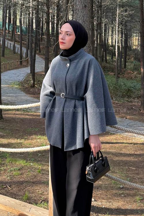 Lamelif Kemerli Panço Antrasit