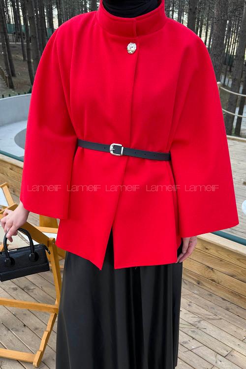 Lamelif Kemerli Panço Bordo