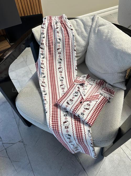 Lamelif Hello Kitty Desenli Pijama Takımı