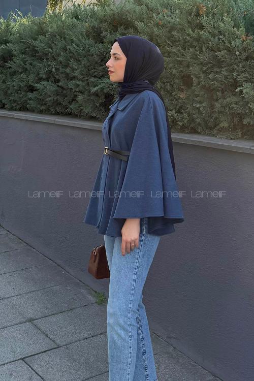 Lamelif Kemerli Panço Lacivert